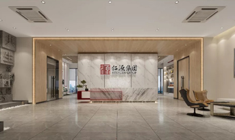 生物科技公司辦公室裝修效果圖，現(xiàn)代簡約的科學養(yǎng)生