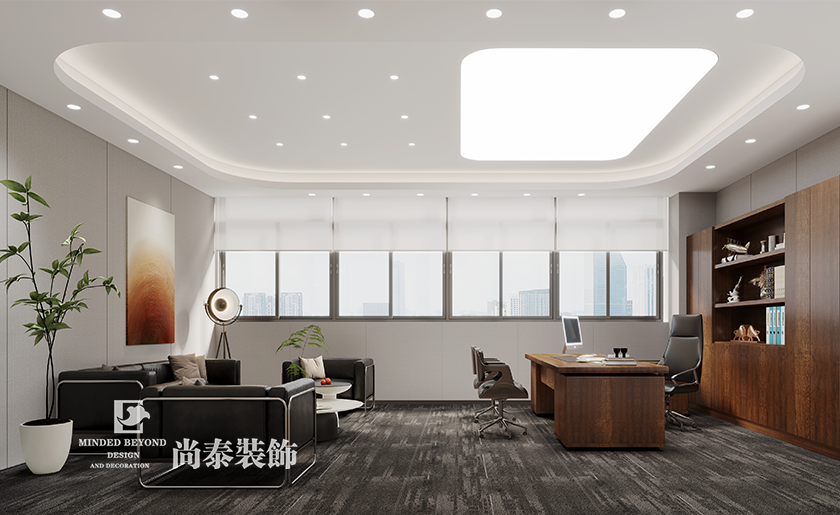 深圳市寶安區科技型公司辦公室裝修案例